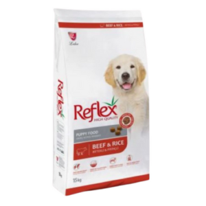 Reflex Premium Puppy Food - Beef & Rice 15kg