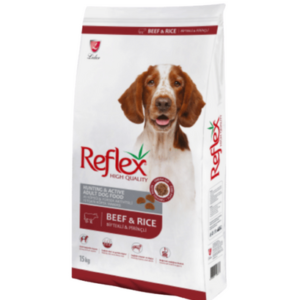 Reflex Hunting & Active Adult Dog Food - Beef & Rice 15Kg