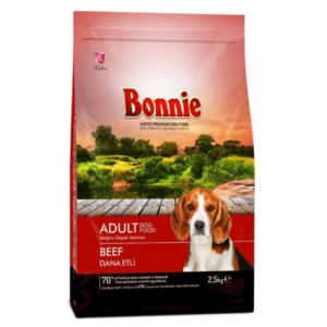 Bonnie Adult Dog Food - Beef 2.5kg