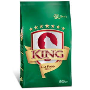 King Plus Adult Cat Food - Fish 1.5kg