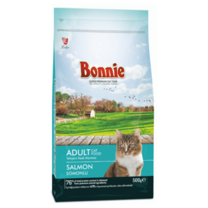 Bonnie Adult Cat Food - Salmon 0.5kg