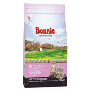 SHORT EXPIRY-CLEARANCE: Bonnie Kitten Food - Chicken 0.5kg