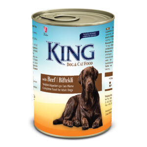 King Adult Dog Food Canned Beef 0.415kg