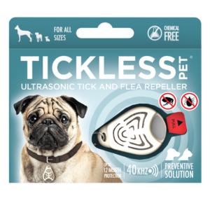 Tickless Pet, Chemical Free Ultrasonic Flea and Tick Repellent - Beige