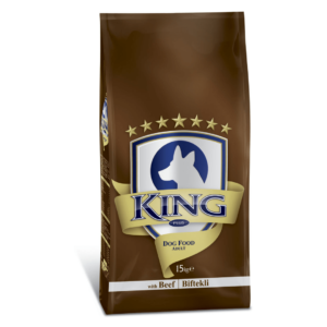 King Plus Adult Dog Food - Beef 15kg