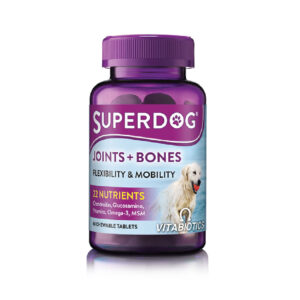 Vitabiotics SuperDog Canine Supplement Joints and Bones - 60 Chewable Tablets