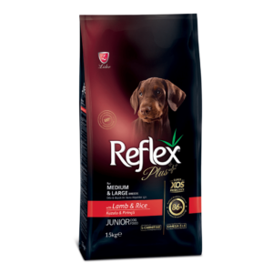 Reflex Plus Premium Adult Dog Food - Medium/Large Breed Junior Lamb & Rice 15kg