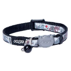 Rogz Cat Breakaway Buckle Collar X-Small - Black (CB240-A)