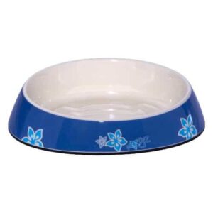 Rogz Cat Fishcake Bowl 200ml - Anchovy Blue Floral Print