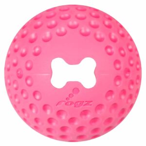 Rogz Dog Gumz-Treat Ball 4.9cm - Pink Small