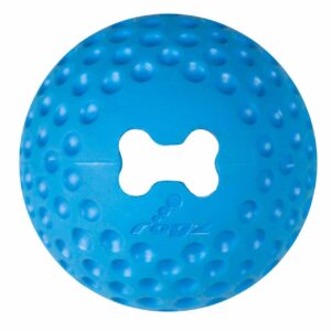 Rogz Dog Gumz-Treat Ball 4.9cm - Blue Small