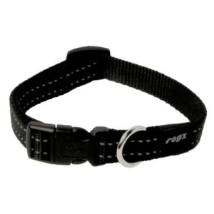Rogz Dog Utility Side Release Collar Medium - Black