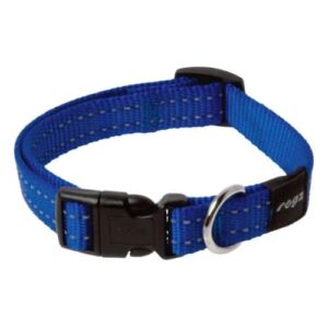 Rogz Dog Utility Side Release Collar Medium - Blue