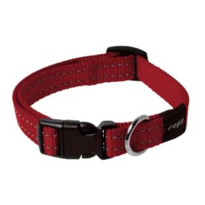 Rogz Dog Utility Side Release Collar Medium - Red