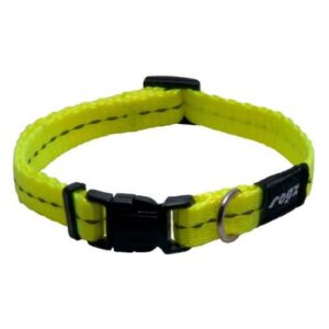 Rogz Dog Utility Side Release Collar X-Small - yellow