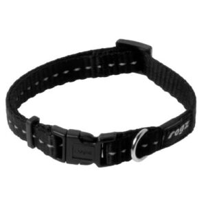 Rogz Dog Utility Side Release Collar Small - Black