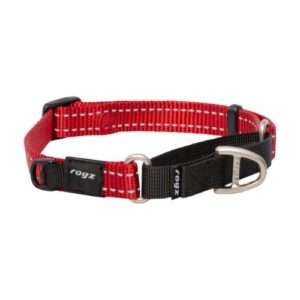 Rogz Dog Utility Control Collar Web Medium - Red