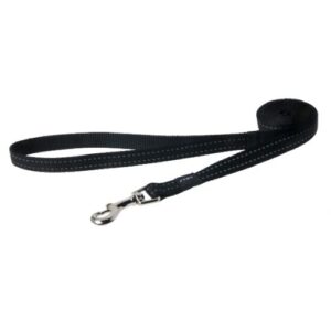 Rogz Dog Utility Fixed Leash Medium - Black