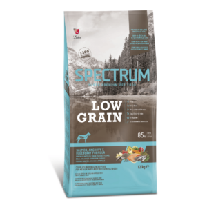 SPECTRUM LOW GRAIN SALMON & ANCHOVY FOR MEDIUM AND LARGE BREED ADULT DOGS 12KG