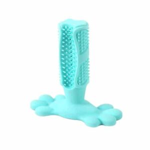 Dog Toothbrush Stick Paw - Large Turquoise