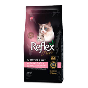 REFLEX PLUS MOTHER AND BABY CAT FOOD - LAMB AND RICE 1.5 KG