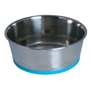 Rogz-Dog Slurp Bowl 1700ml - Blue Non-Skid Rubber Base (BOWL25-B)