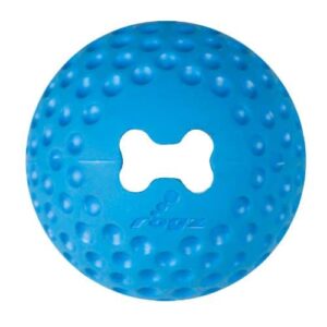ROGZ DOG GUMZ-TREAT BALL 7.8CM BLUE LARGE (GU04-B)