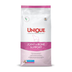 UNIQUE VETERINARY PRESCRIPTION DIET ADULT DOG JOINT BONE SUPPORT SALMON & ANCHOVY  12KG