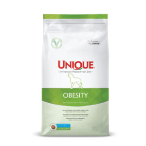 UNIQUE VETERINARY PRESCRIPTION DIET ADULT DOG OBESITY TURKEY & LAMB  3KG