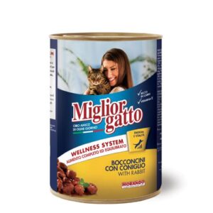 Migliorgatto CHUNKS WITH Rabbit 405Gr