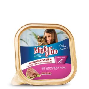 Migliorgatto Alutray PATE WITH LAMB AND LIVER 100Gr