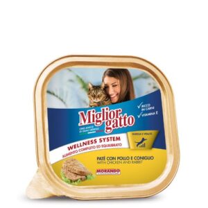 Migliorgatto Alutray PATE WITH Chicken and Rabbit 100Gr