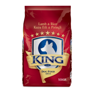 KING ADULT DOG FOOD LAMB & RICE 500GR