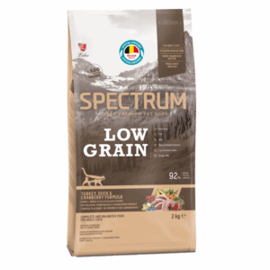 SPECTRUM LOW GRAIN ADULT CAT FOOD DUCK, TURKEY & CRANBERRY FORMULA 2kg
