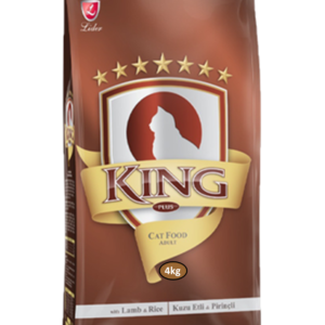 KING PLUS ADULT CAT FOOD LAMB & RICE 4KG