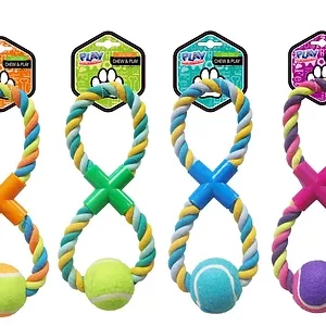 ROPE - 8-SHAPED BOUNCER TUG 27CM