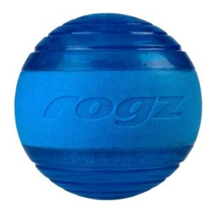 ROGZ DOG SQUEEKZ BALL 6.4CM - BLUE MEDIUM (SQ02-B)