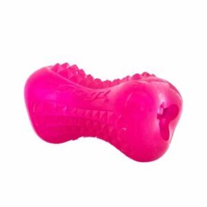 ROGZ DOG YUMZ-TREAT TOY 8.8CM - SMALL PINK (YU01-K)