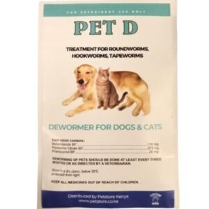 PetD Deworm 2 Tablets Dog and Cat