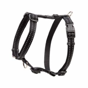 ROGZ DOG UTILITY CLASSIC HARNESS MEDIUM - BLACK (SJ11-A)