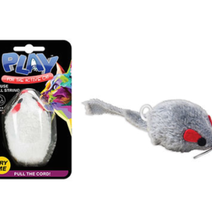 CAT MOUSE PULL STRING 20CM (PA1529)