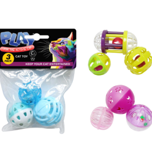 CAT TOY FUN MIX 4ASST 3PCS (PA0141)