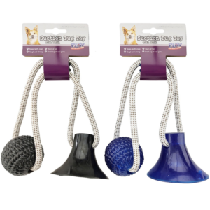PET SUCTION ROPE TUG BALL TOY (PA3555)