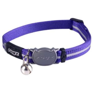 ROGZ ALLEYCAT SAFETY COLLAR - SMALL PURPLE (CB16-E)