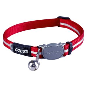 ROGZ ALLEYCAT SAFETY COLLAR - XSMALL RED (CB216-C)