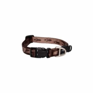 ROGZ ALPINIST CLASSIC COLLAR - MEDIUM CHOCOLATE PATTERNED (HB23-J)