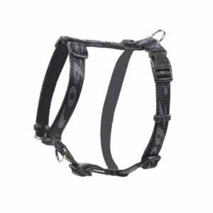 ROGZ ALPINIST CLASSIC HARNESS -MEDIUM BLACK PATTERNED (SJ23-A)