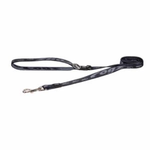 ROGZ ALPINIST CLASSIC LEASH - MEDIUM BLACK PATTERNED (HL23-A)