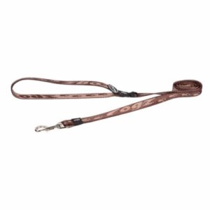 ROGZ ALPINIST CLASSIC LEASH - MEDIUM CHOCOLATE PATTERNED (HL23-J)