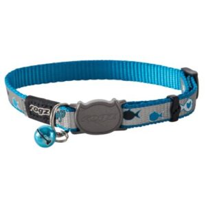 Rogz Cat Breakaway Buckle Collar X-Small - Blue (CB240-B)